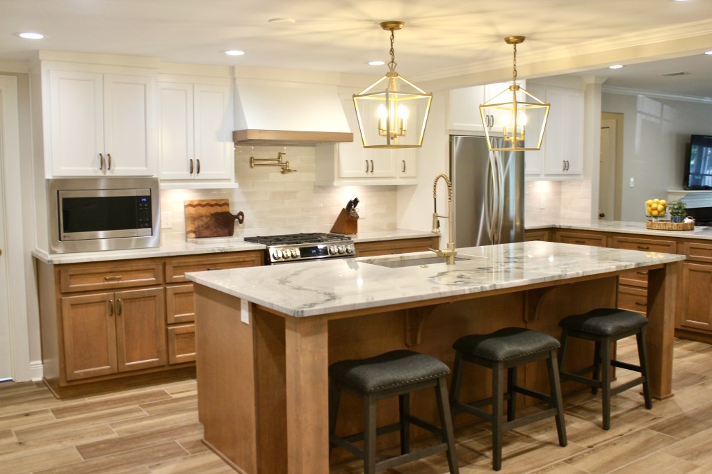 Biloxi, MS kitchen remodel designed by Elizabeth Hall Designs