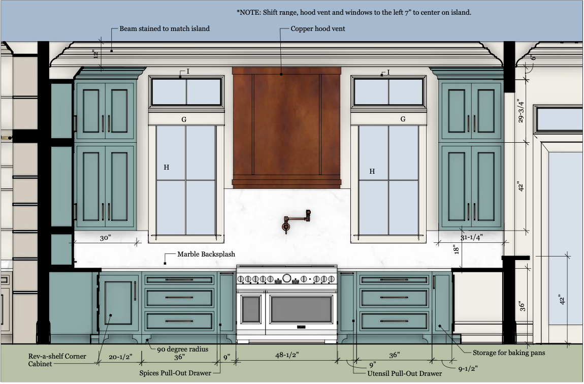 3D and elevation renderings for a new construction luxury home in Ocean Springs, MS designed by Elizabeth Hall Designs.